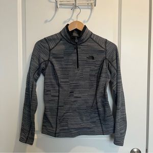 The North Face Patterned Striped Fleece Quarterzip